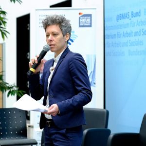 Frau Dr. Borggräfe (Abteilungsleiterin "Digitalisierung und Arbeitswelt", BMAS