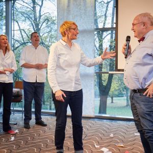 Die Spieler mit H. Lühr